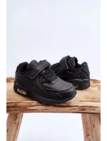 Dětské kožené sportovní boty na platformě černá Lori Dětské kožené sportovní boty na platformě černá Lori