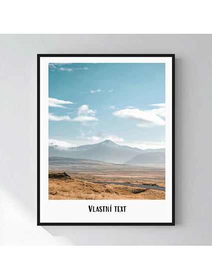 Personalizovaný magický fotoobraz v rámu - 40x50 - fotografie