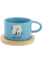 Personalizovaný keramický hrníček Makronka - fotografie s mazlíčkem