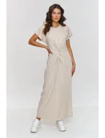 Denní šaty model 21092461 béžové - Makadamia