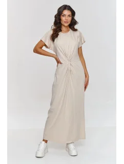 Denní šaty model 21092461 béžové - Makadamia