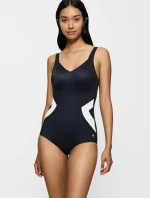 Dámské jednodílné plavky Summer Allure OP černá/bílá - Triumph