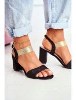 Sandály na podpatku model 196325 Step in style Sandály na podpatku model 196325 Step in style