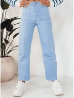 Dámské kalhoty do zvonu FERREL modré FashionStreet UY1952