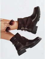 FashionStreet hnědé dámské boty ZY1120