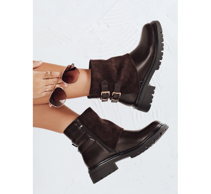 FashionStreet hnědé dámské boty ZY1120