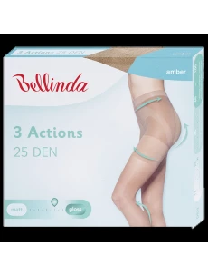 Formující punčochové kalhoty 3ACTIONS 25 DEN - BELLINDA - amber