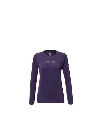 Dámské tričko MILLET Intense Ts Ls W, fialové Dámské tričko MILLET Intense Ts Ls W, fialové