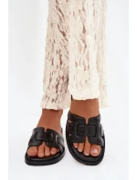 Dámské nazouváky na nízkém podpatku černé model 21900494 - Boto