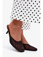 Klapky na podpatku model 229286 Step in style Klapky na podpatku model 229286 Step in style