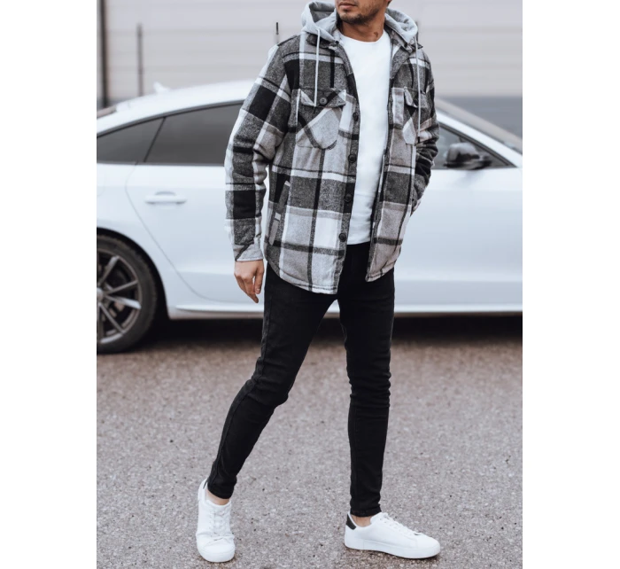 Pánská bunda s kapucí černá FashionStreet TX4958