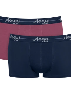 Pánské boxerky Start Hipster C2P box - PURPLE - vínovo-černé M021 - SLOGGI