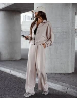 Komplet damski  i bluza ze beżowy model 21470453 - Moon