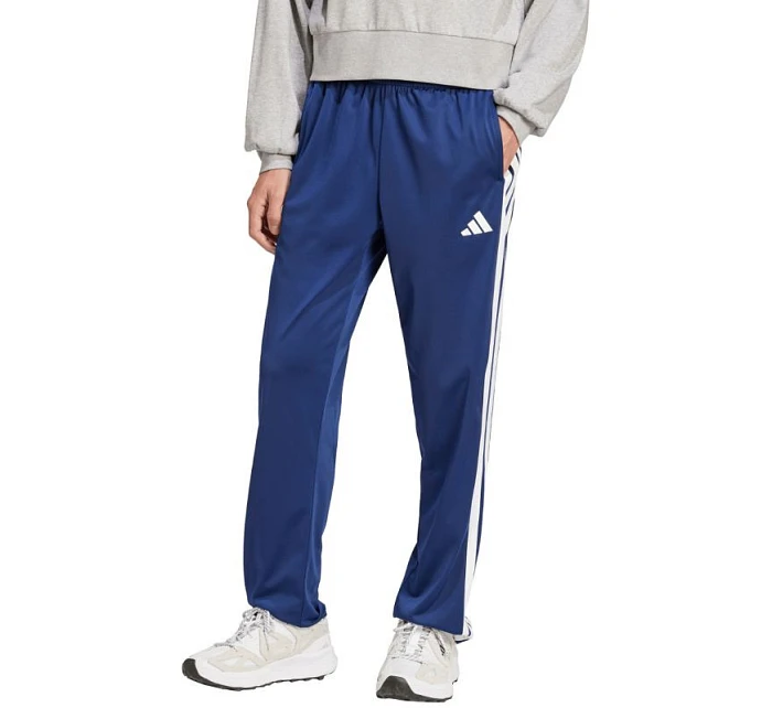 Pánské kalhoty adidas 3-Stripes Tricot Regular Fit Open Hem modré JI8803 Pánské kalhoty adidas 3-Stripes Tricot Regular Fit Open Hem modré JI8803