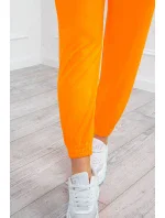 Sada s blůzou nahoře oranžová neonová Sada s blůzou nahoře oranžová neonová