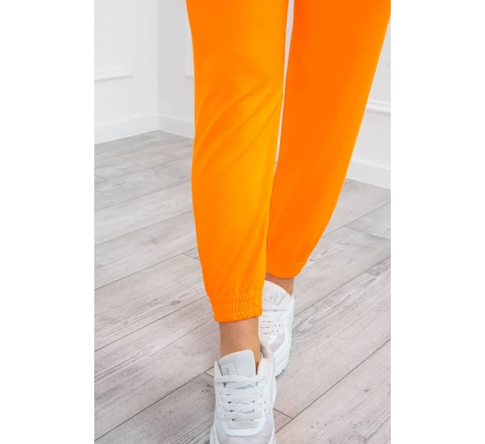 Sada s blůzou nahoře oranžová neonová Sada s blůzou nahoře oranžová neonová