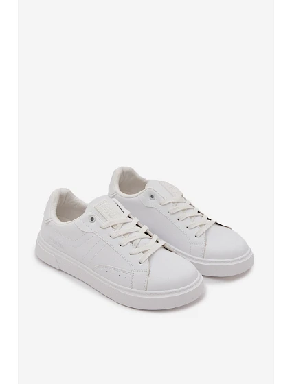 Pánské Tenisky Z Eko Kůže Big Star model 21705981 Bílé - Big Star Shoes Pánské Tenisky Z Eko Kůže Big Star model 21705981 Bílé - Big Star Shoes