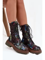 Dámské kožené workery model 21725135 Multikolor - Maciejka