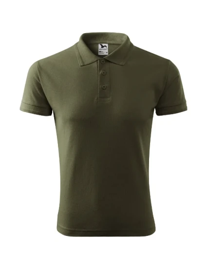 Pique Polo polokošile pánská military
