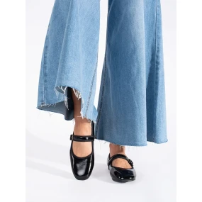 Originální baleríny dámské černé bez podpatku Originální baleríny dámské černé bez podpatku