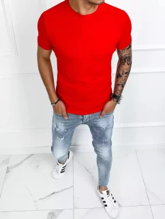 Pánské základní červené tričko Dstreet model 21964734 - FashionStreet