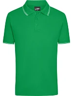 JN Pánské piqué polo 02.0 green/white model 22494715 - Daiber JN Pánské piqué polo 02.0 green/white model 22494715 - Daiber