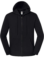 Fruit of the Loom Iconic Premium Hooded Sweat Jacket Mikina s kapucí z těžké bavlny 16.2286 black Fruit of the Loom Iconic Premium Hooded Sweat Jacket Mikina s kapucí z těžké bavlny 16.2286 black