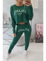 Atlanta tištěná sada zelená