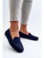 Dámské modré semišové mokasíny model 21653941 - Boto