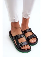 Dámské Sandály Na Ploché Podrážce model 21661889 Černé - Zaxy