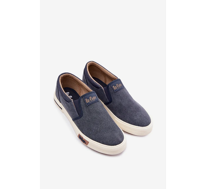 Pánské tenisky Slip On Lee Cooper LCW-26-02-4088 tmavě modré Pánské tenisky Slip On Lee Cooper LCW-26-02-4088 tmavě modré