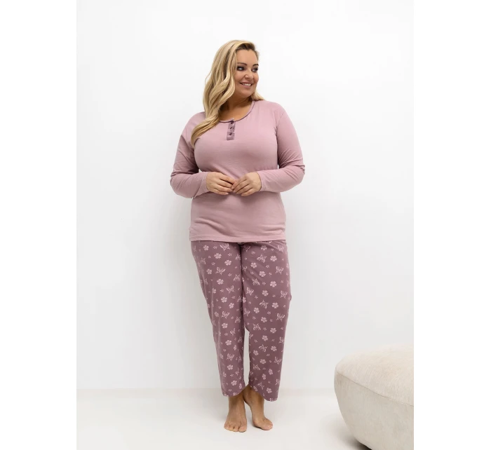 Piżama DU PI FP model 21766300 jasny różowy - FPrice Piżama DU PI FP model 21766300 jasny różowy - FPrice