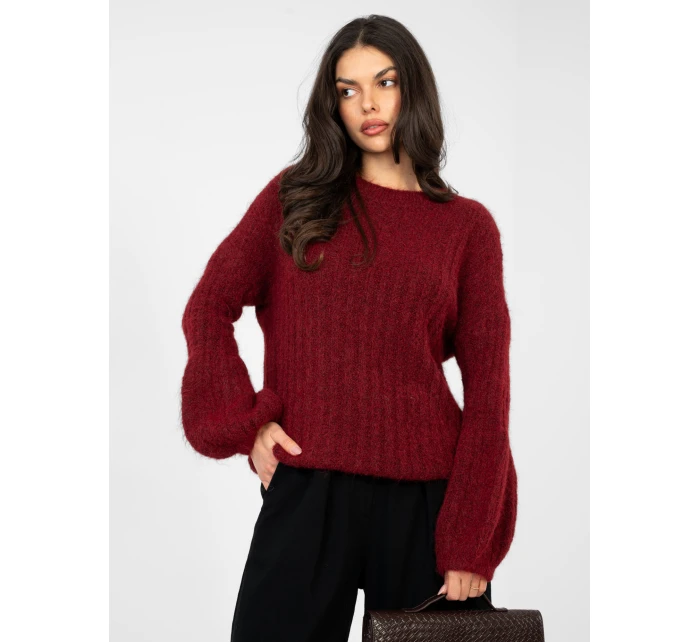 Jumper MI SW 9642.01 bordó Jumper MI SW 9642.01 bordó