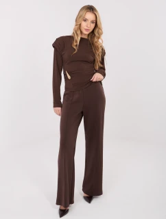 Spodnie MJ SP model 21782525 ciemny brązowy - FPrice