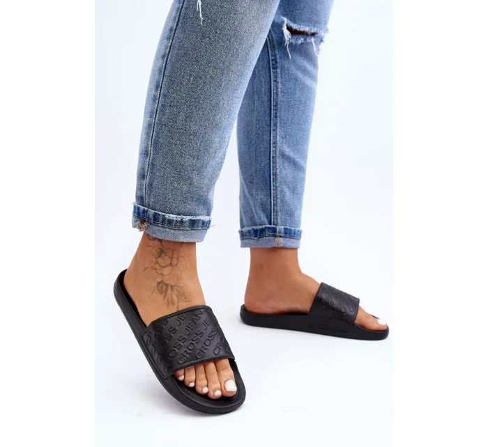 Dámské žabky Cross Jeans Black Dámské žabky Cross Jeans Black