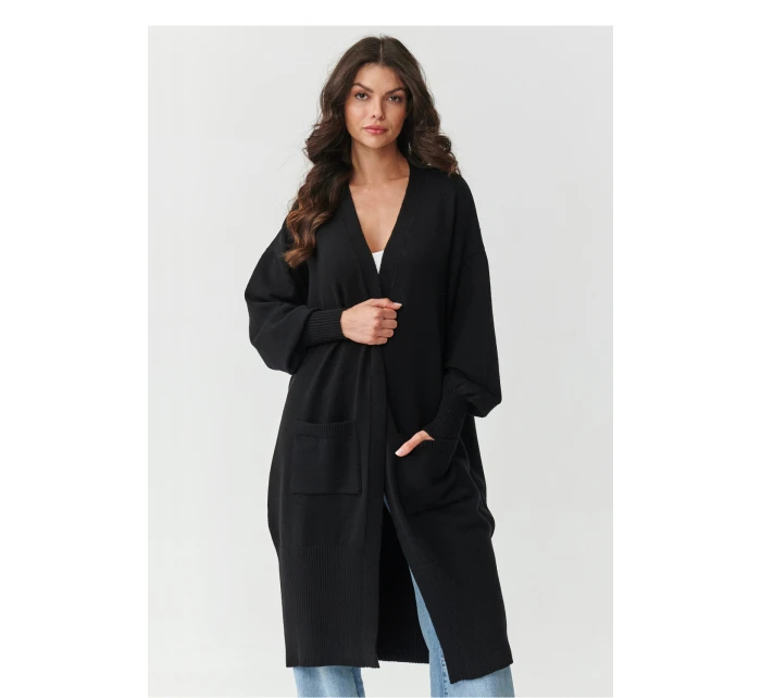 Svetr na zapínání  model 218107 Makadamia