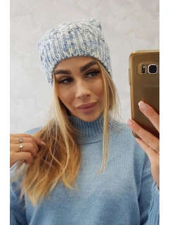 Fleecová čepice Adela K282 modrá