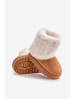 Dětské Sněhule S Kožíškem Camel Crisie Dětské Sněhule S Kožíškem Camel Crisie