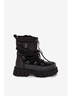 Dětské černé sněhule Adelisse