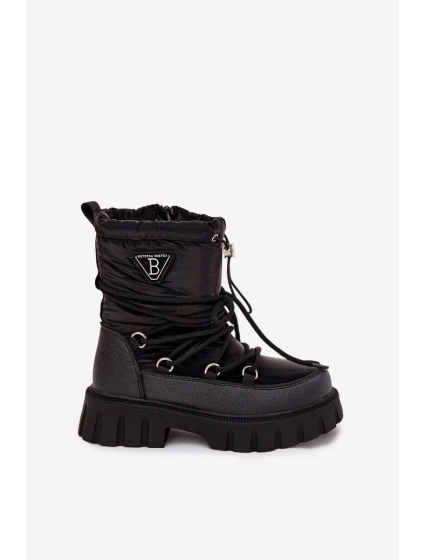 Dětské černé sněhule Adelisse