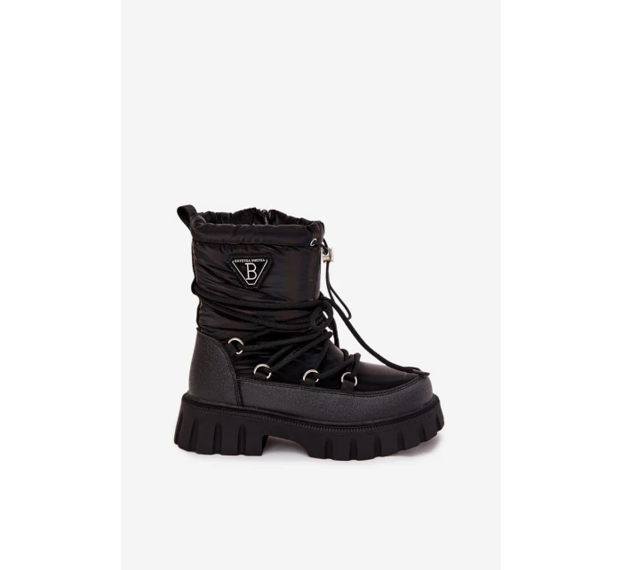 Dětské černé sněhule Adelisse