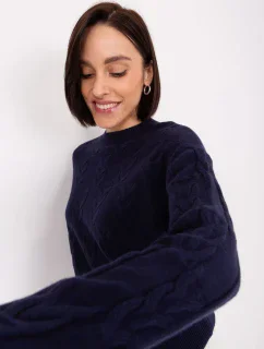 Sweter AT SW model 19040895 granatowy - FPrice