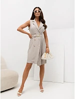 Sukienka MI SK model 22161285 ciemny bezowy - FPrice