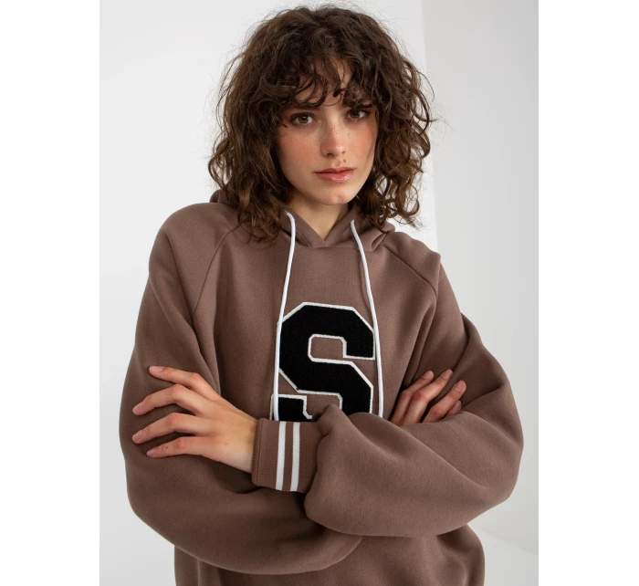 Mikina RV BL 8372.04P hnědá