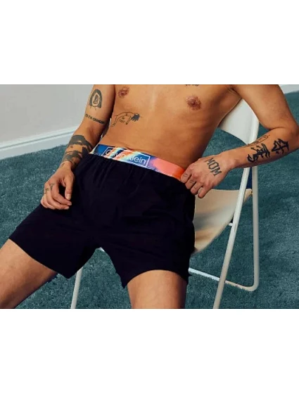 Pánské pyžamo černá/bílá model 17374019 - Calvin Klein Pánské pyžamo černá/bílá model 17374019 - Calvin Klein