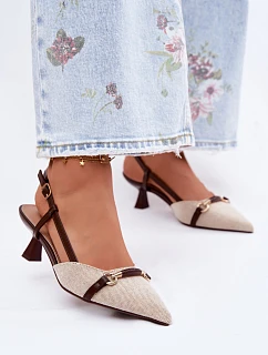 Sandály na podpatku  model 227445 Step in style