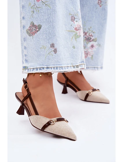 Sandály na podpatku  model 227445 Step in style