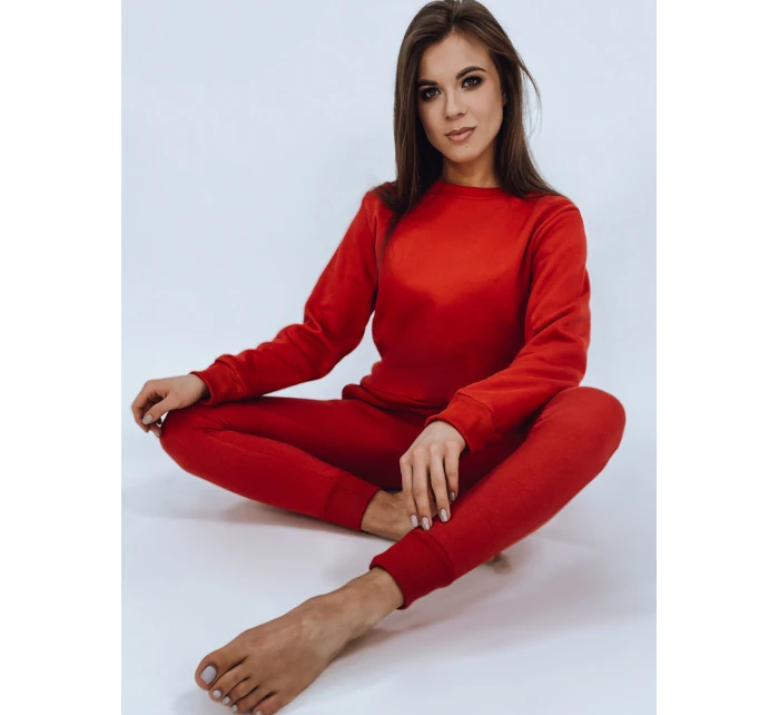 Dámská tepláková souprava červená Dstreet model 21962792 - FashionStreet Dámská tepláková souprava červená Dstreet model 21962792 - FashionStreet