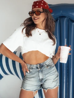 Dámské džínové šortky COOL DENIM blue FashionStreet SY0368