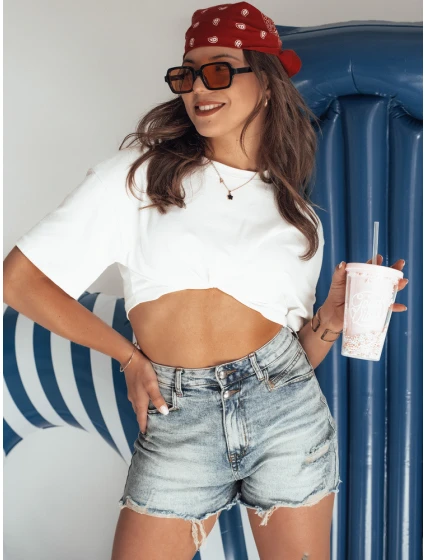 Dámské džínové šortky COOL DENIM blue FashionStreet SY0368